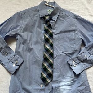 Boys Class Club size 8 dress shirt and tie